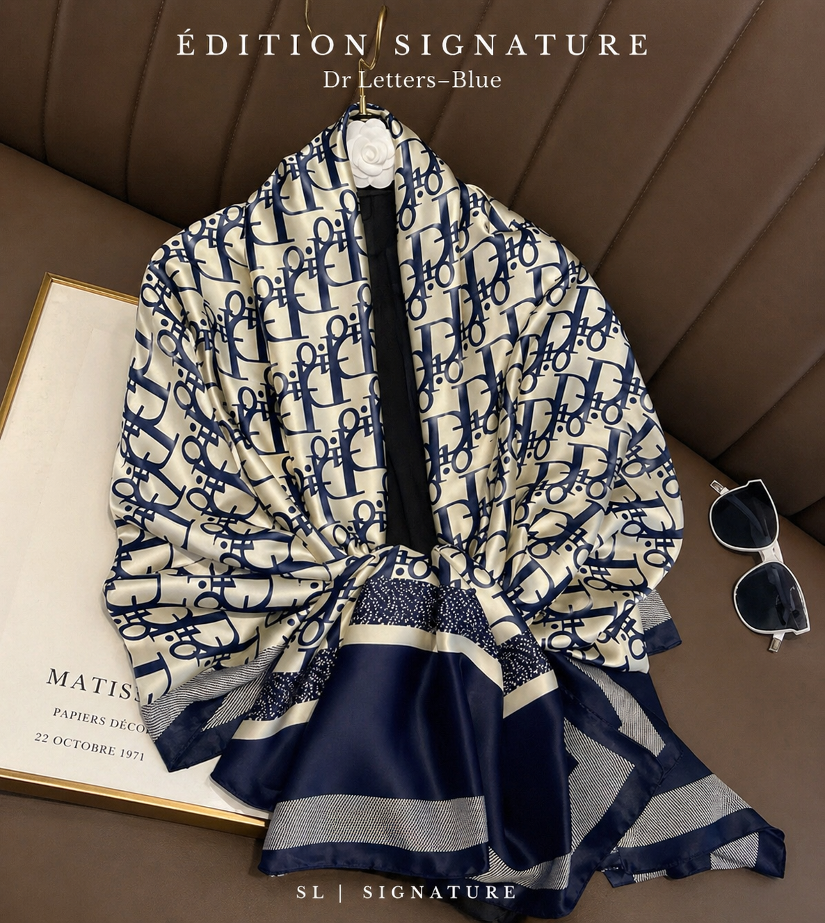 Foulards Bleu Signature