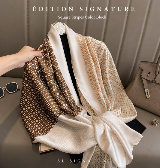 Foulards Beige Signature