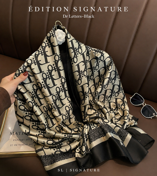 Foulards Noir Signature