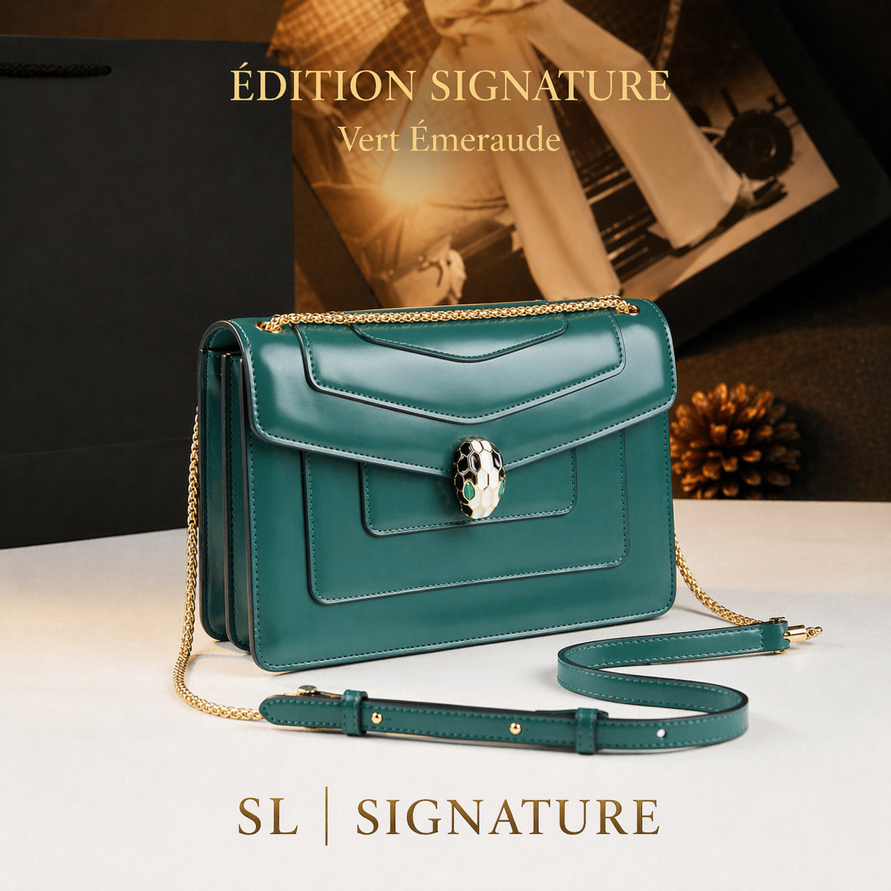 Sac Vert Émeraude